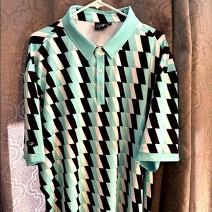 Sunday Swagger “Shockwave” Golf Polo 3XL. Worn 1x